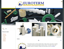 Tablet Screenshot of eurotermdoo.com